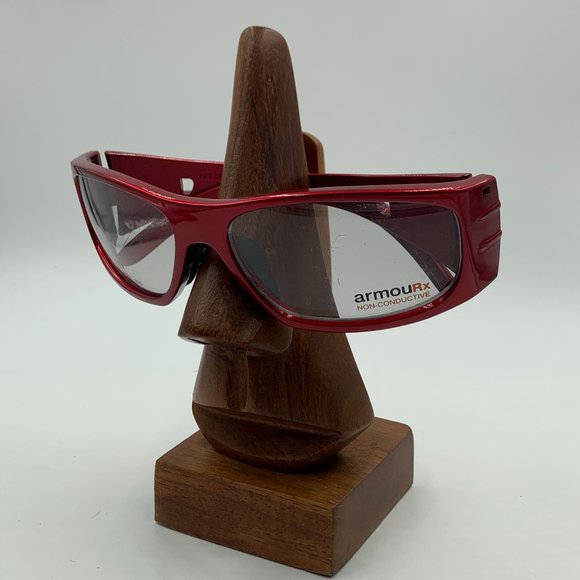 Armourx Red Oval Sunglasses Frames - Picture 3 of 7